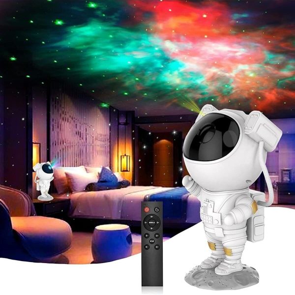 Yıldız Projektör Astronot Işıklı Galaksi Samanyolu Projeksiyon Gece Lambası