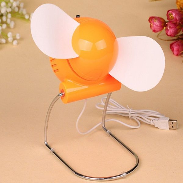 Usb mini vantilatör masa fanı taşınabilir power bank ile kullanılabilir pilli ve usbli