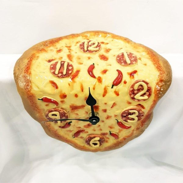 Eriyen Pizza Saat-tasarım Saat