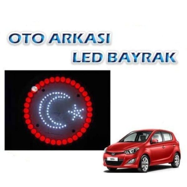 Led Işıklı Türk Bayrağı
