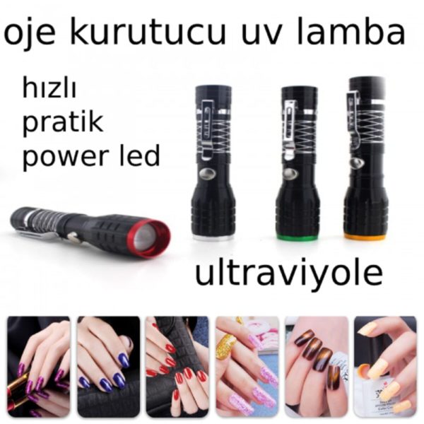 Ayak Uv Led Lamba - Kalıcı Oje Protez Tırnak Kurutucu -pratik- Taşına Bilir - Kolay Kullanım