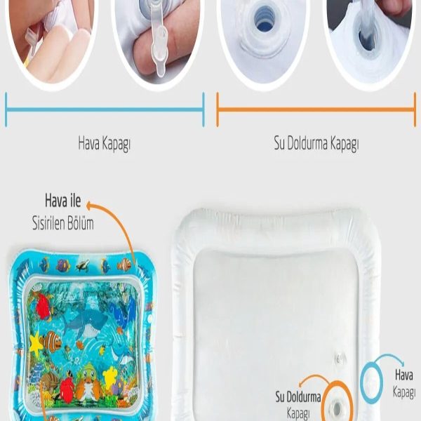 Oyuncak Bebek Su Oyun Matı Sulu Eğlence Aktivite Matı