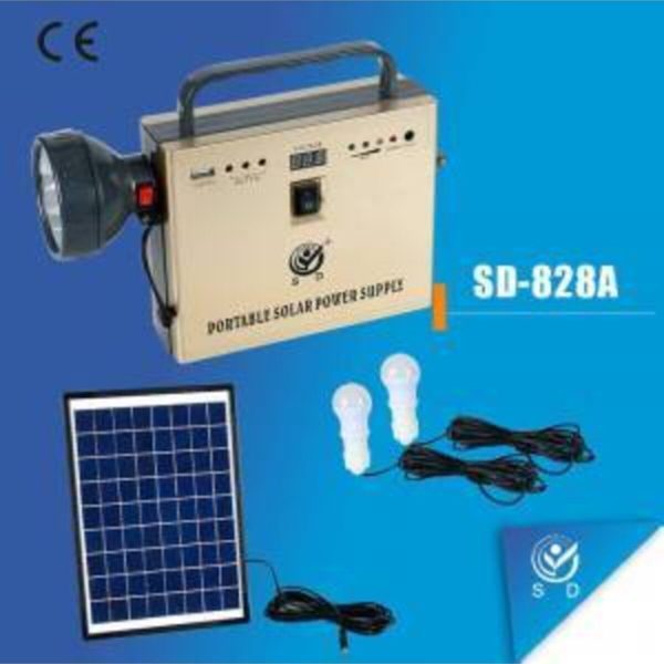 Solar Lamba Güneş Enerjili Lamba Çift Ampullü Dijital Göstergeli