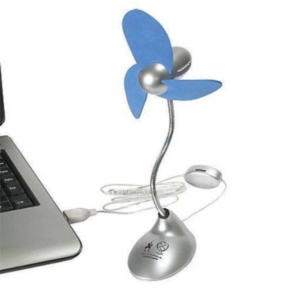 Mavi Mini Usb Masa Üstü Vantilatör