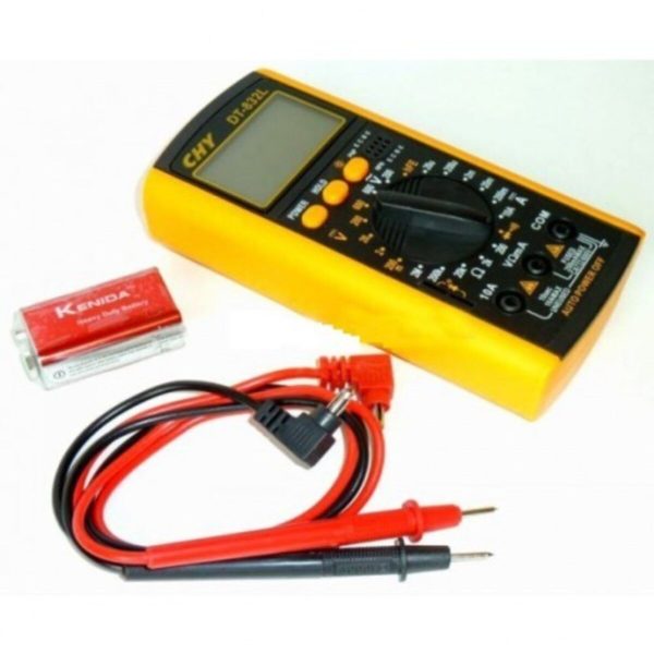Dt-832l Dijital Voltmetre Ampermetre Voltaj Ölçer Pil Ölçüm Cihazı