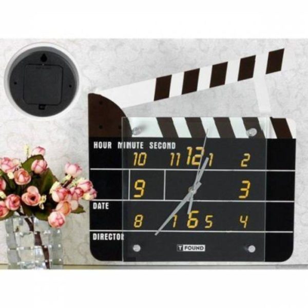 Ahşap Klaket Duvar Saati Hediyelik Duvar Saati Dekoratif Duvar Saati
