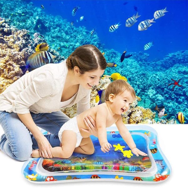 Bebek oyun halısı su halısı aktivite oyuncağı su havuzu su oyun matı