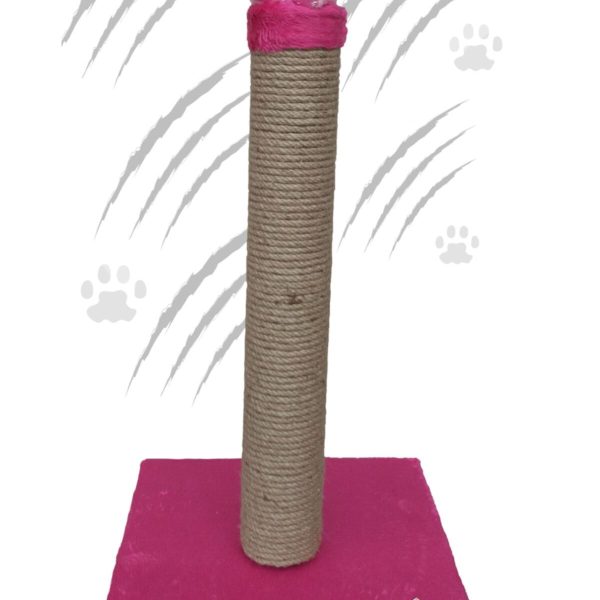 Pembe Kedi Tırmalama Tahtası 30x30x50