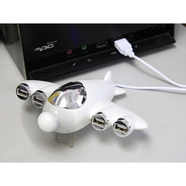 Masanın Üzerinde Uçak: Gökyüzünü Sevenler Için Fan Ve Usb Hub - Hediyelik Eşya -doğum Günü