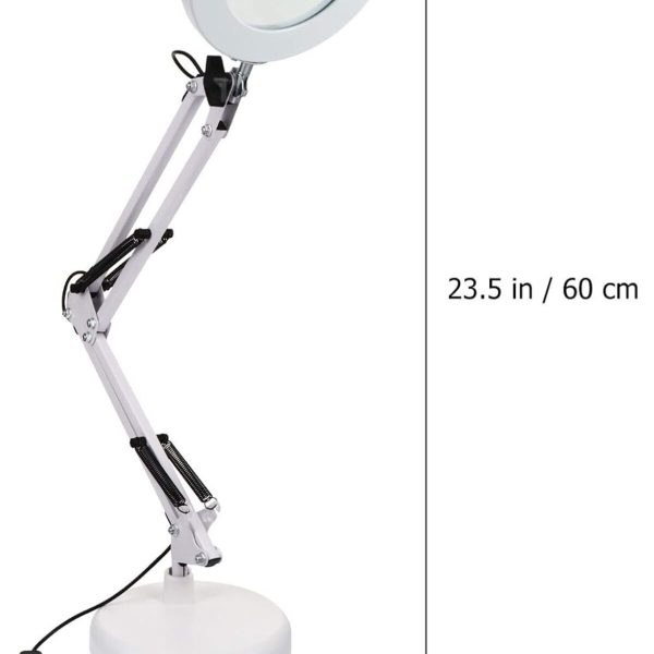 Masa üstü usb li büyüteç ışıklı 3 kademe aydınlatmalı masa lambası çalışma lambası akrobat