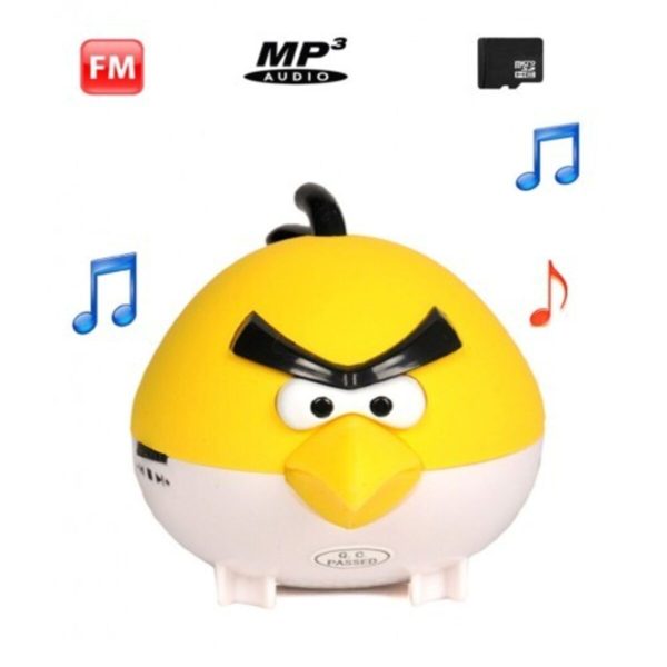 Angry Bird Mp3 Çalar Hoparlör Radyo Çalar