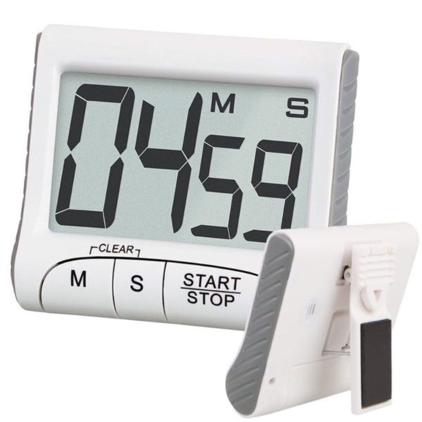 Dijital Geniş Ekran Timer Mutfak Zamanlayıcı Geri Sayım Saati