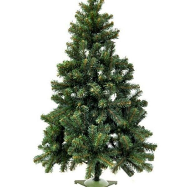 Yılbaşı Ağacı 150 Cm 220 Dal Yeşil Çam Ağacı Plastik Ayak Noel Ağacı