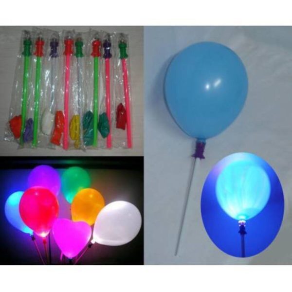 Işıklı Balon - Doğum Günü Süsü - Dekoratif Süs