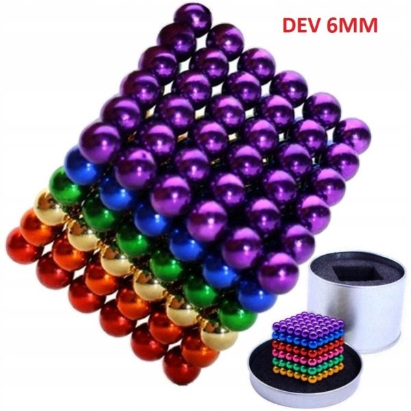 Dev Necocube 6mm Manyetik Oyuncak Manyetik Lego 216 Adet