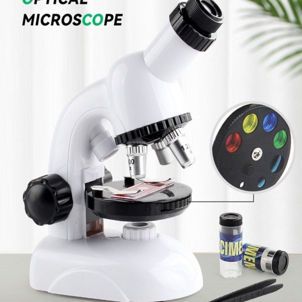 Çocuk mikroskop seti eğitici öğretici set kaliteli model yeni başlayanlar için