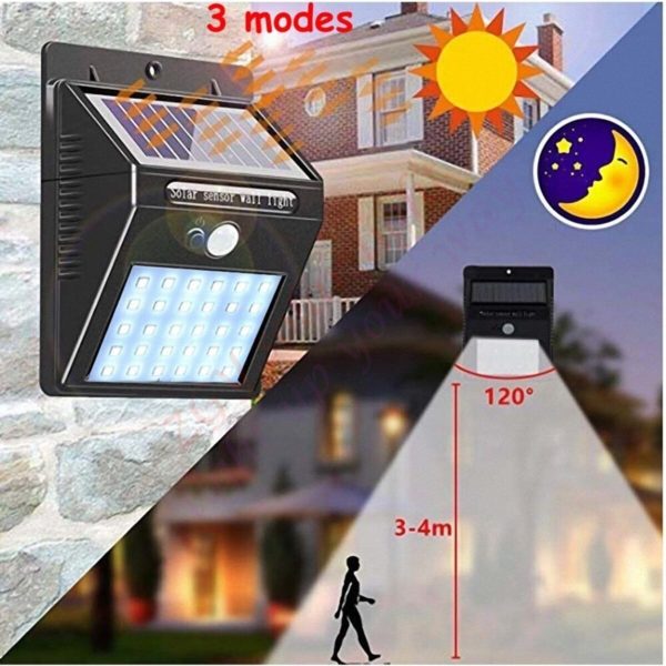 Kaliteli Solar Aydınlatma Güneş Enerjili Lamba Ayrılabilir Panelli 30 Led