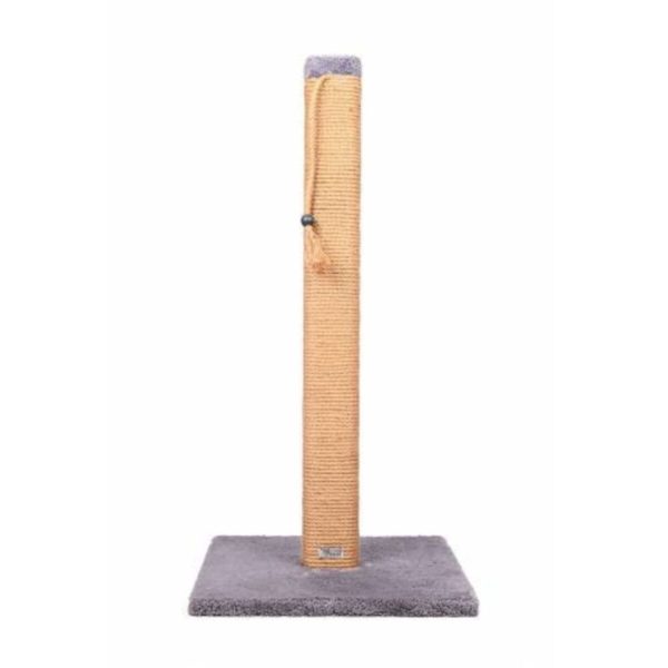 Large 80cm Ahşap Yuvarlak Direk Kedi Tırmalama