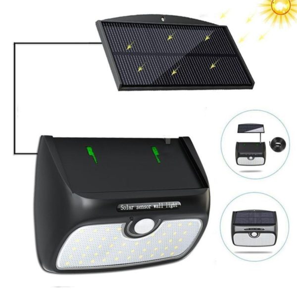 Hareket Sensörlü Güneş Paneli Ayrıla Bilir Teknolojik Lamba - Akıllı Solar Lamba