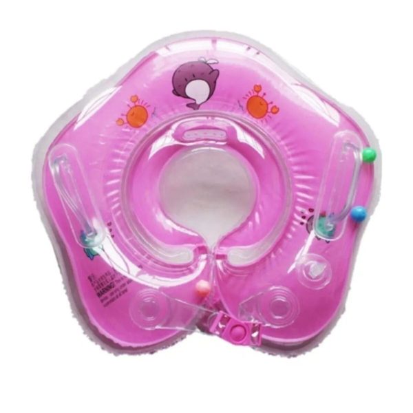 Pembe Bebek Boyun Simidi Şişme - Baby Ring