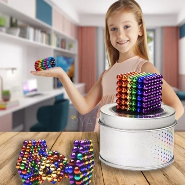 Neo Sihirli Manyetik Toplar Dyum Mıknatıs Küp Bilye 216 Adet Cube Küp
