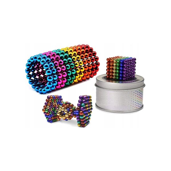 216 Adet Cube Küp Neo Sihirli Manyetik 6 mm Toplar Dyum Mıknatıs Küp Bilye Eğitici Oyuncak