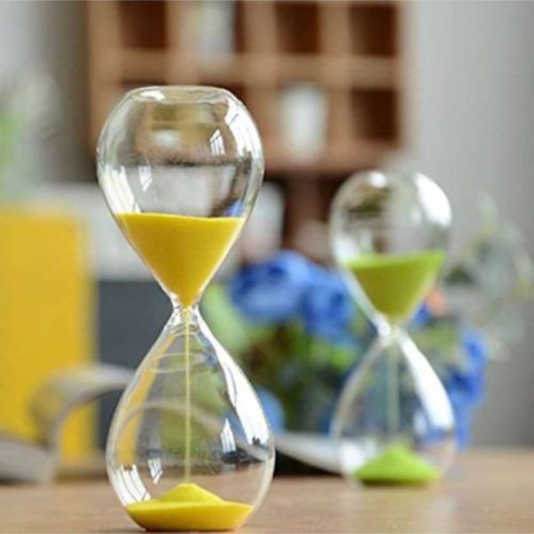 15 Dakika Kum Saati Cam Kum Saati Dekoratif Ürünler