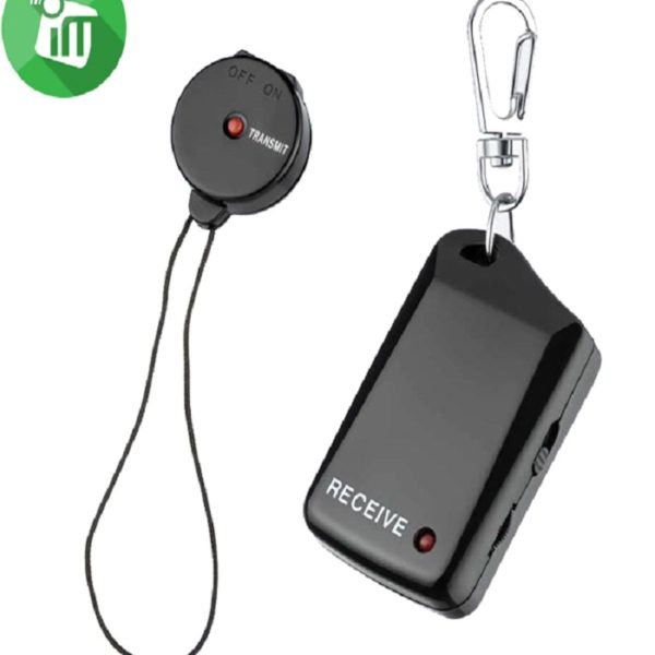 Kayıp alarmı kablosuz wireless alarm 1 ile 25 m mesafe pilli anahtarlık alarm