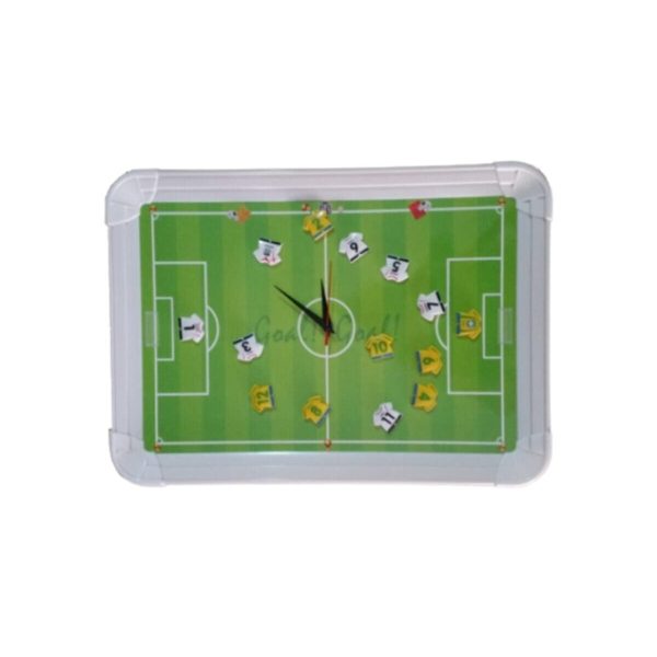 Ilginc Hediyelik Saat Çoçuk Odası Halı Saha & Futbollu Duvar Saati