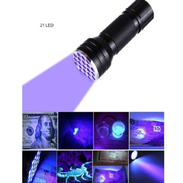 21 Ledli uv el feneri oje feneri kedi idrar tesbit feneri tesbih doğal taş feneri