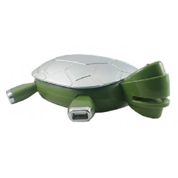Turtle 4 Bağlantı Noktalı Usb Hub +bozuk Para Koyma Hazneli-dekoratif -hediyelik -tasarım-ilğinç