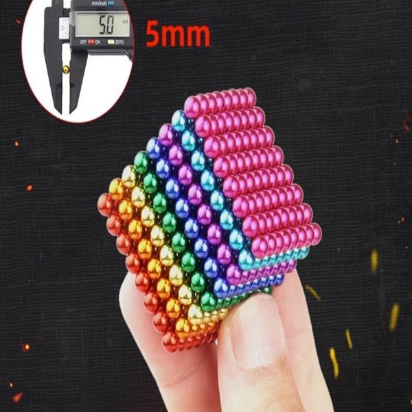 Boncuk mıknatıs oyunu manyetik lego neocube 216 5mm zeka oyuncağı stres bilye