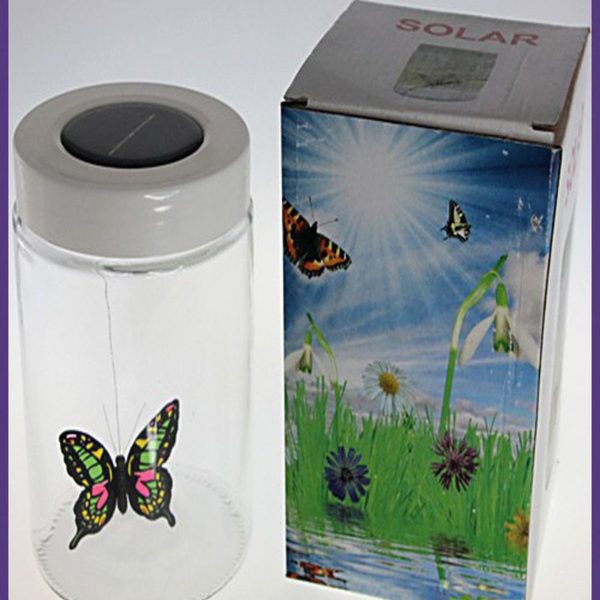 Butter Fly In Jar Güneş Enerjili Kelebek