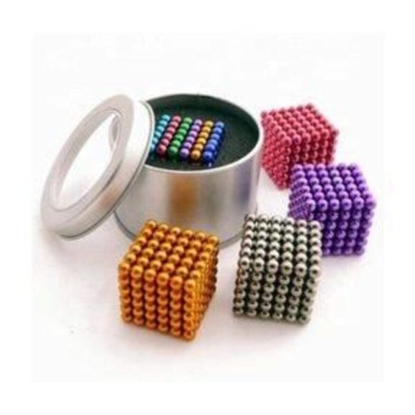 Renkli 216 Adet Mıknatıs Neocube Mıknatıs 5mm Neodyum