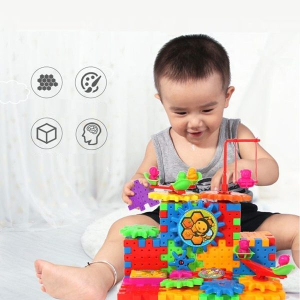 Lego Oyuncak - Zihinsel Renk Ve Zeka Oyuncakları 81 Parça Hareketli Deney