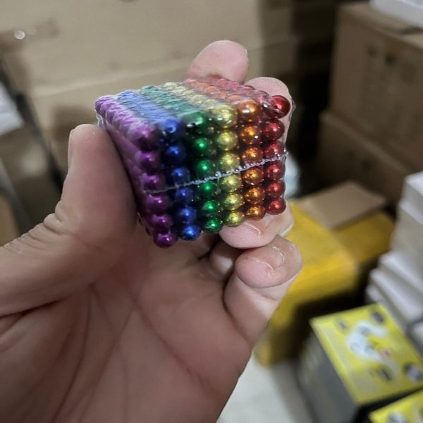Neocube mıknatıs boncuk mıknatıs zeka küpü eğitici oyuncaklar 6mm büyük boy 216 adet
