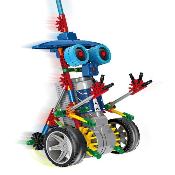 Hareketli robot oluşturma seti pilli zeka geliştirici oyuncaklar lego oyuncak seti maket 120 parça