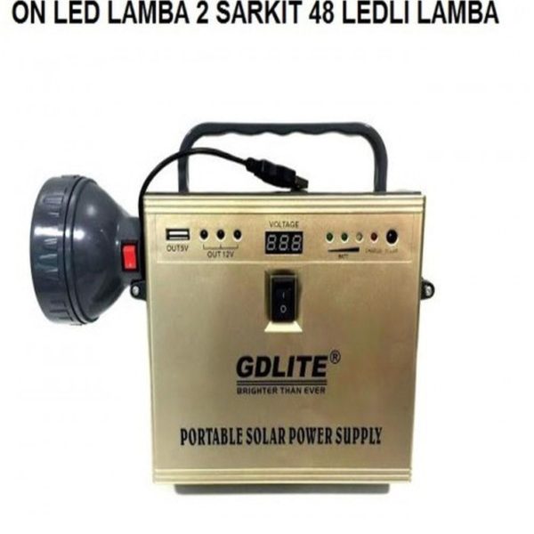 Güneş Enerjili Lamba Solar Şarj Cihazı