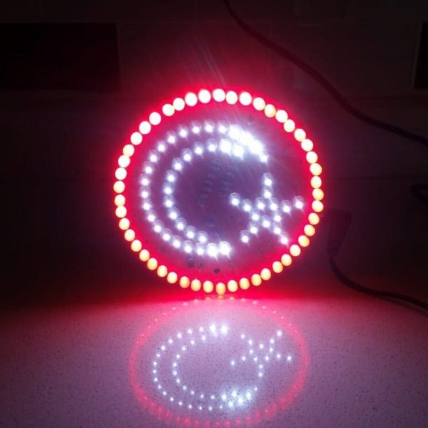 Araç Için Işıklı Şanlı Led Işıklı Türk Bayrağı