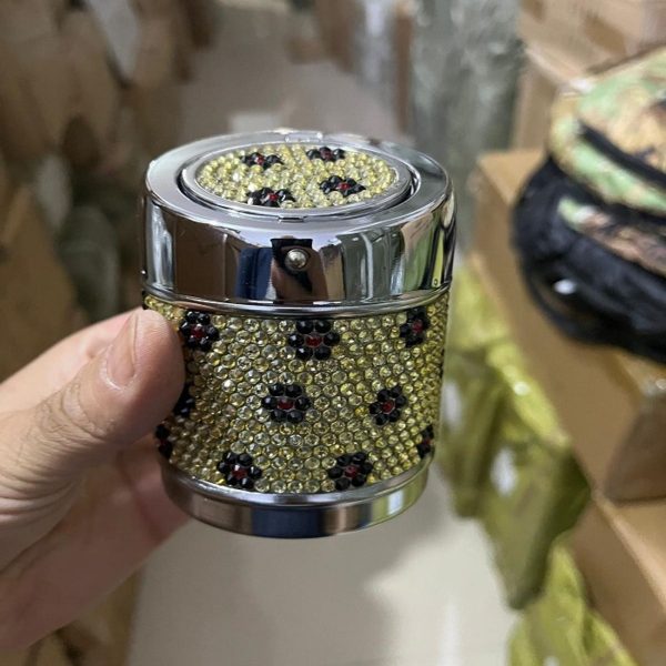 Metal kül tablası taşlı küllük mini masa üstü küllük araba küllüğü
