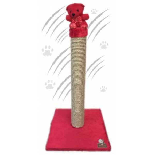 Kedi Tırmalama Tahtası 30x30x60 Kırmızı
