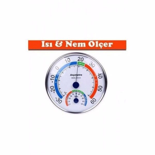 Yuvarlak Nem Ölçer Ve Termometre & Analog Derece Ve Nem Ölçer