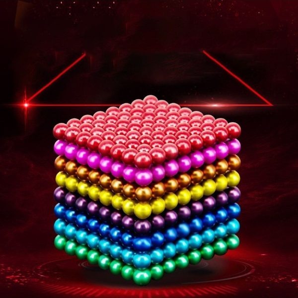 Oyuncak Mıknatıs Bilye 1000 Adet Neocube Mıknatıs 5mm Karışık Renkli Zeka Oyuncaklar
