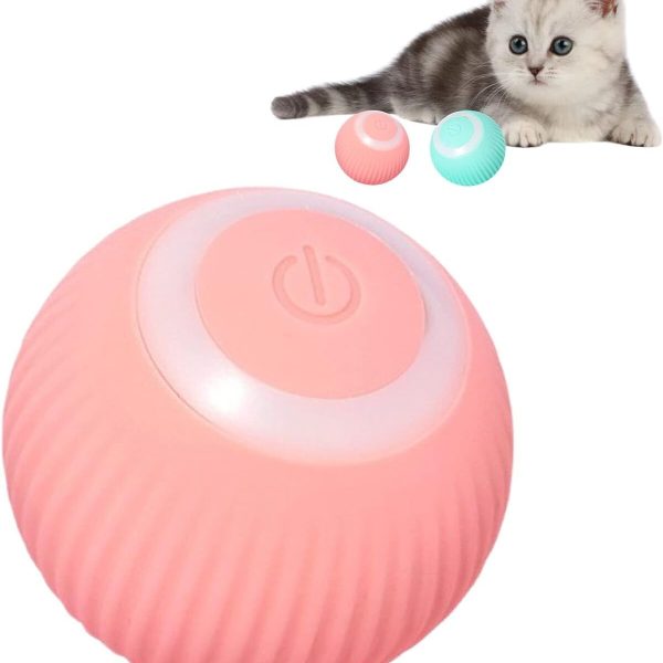 Akıllı Kedi Topu, Kendinden Hareketli Kedi Oyuncağı, Interaktif Kedi Köpek Topu, Kedi Topu