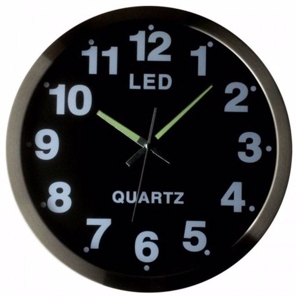 Led Işıklı Duvar Saati