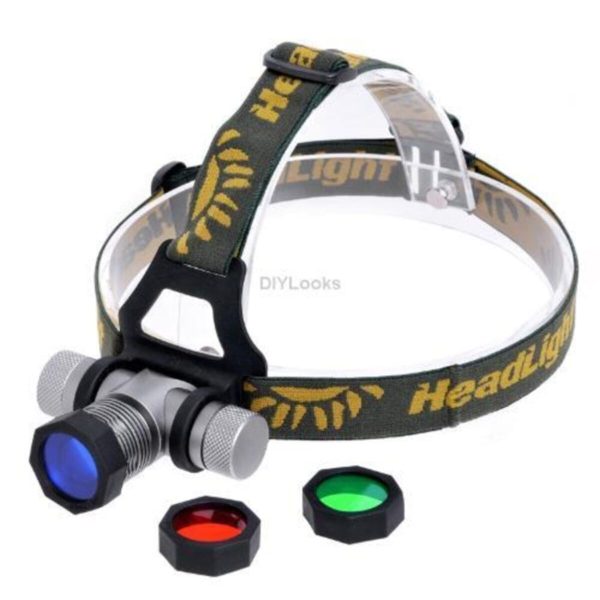 Metal Kaliteli Cree Led Profesyonel Balıkçı Lambası Kafa Lambası - El Feneri