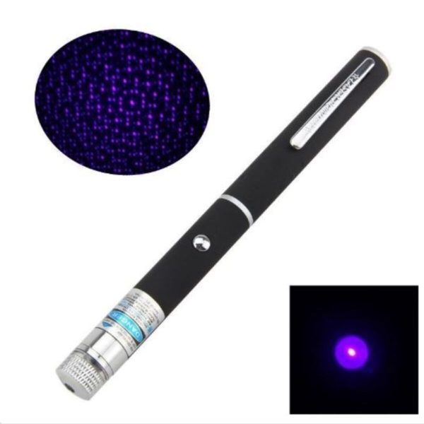 Led Lazer Uv Mor Işın Lazer Pointer Kalem 405nm Profesyonel Güçlü