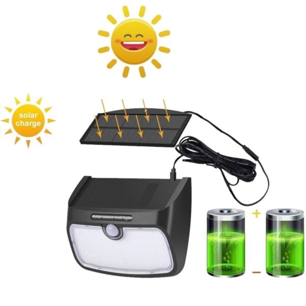 Su Geçirmez Panelli Solar Lamba